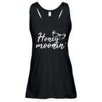 Honey Moonin Couple Honeymoon Ladies Essential Flowy Tank