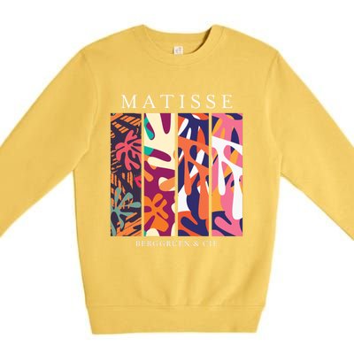 Henri Matisse Cut Outs Art Lover Teachers Gift Premium Crewneck Sweatshirt