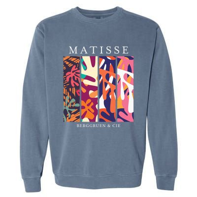 Henri Matisse Cut Outs Art Lover Teachers Gift Garment-Dyed Sweatshirt