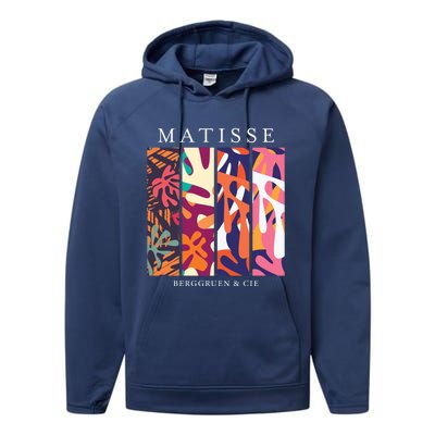 Henri Matisse Cut Outs Art Lover Teachers Gift Performance Fleece Hoodie