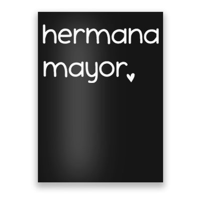 Hermana Mayor Cute Big Sister Spanish Poster