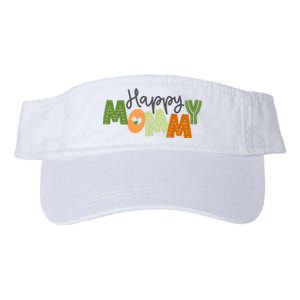 Happy Mommy Cute Mom Gift Valucap Bio-Washed Visor