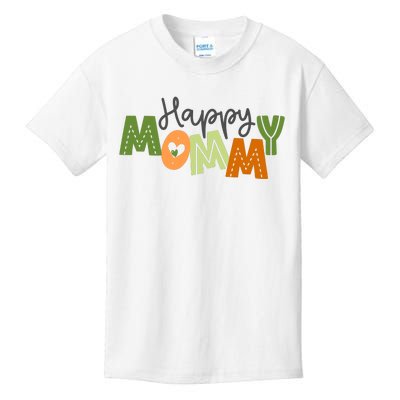 Happy Mommy Cute Mom Gift Kids T-Shirt