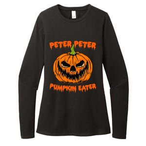 Halloween Matching Costume Couples Peter Pumpkin Eater Womens CVC Long Sleeve Shirt