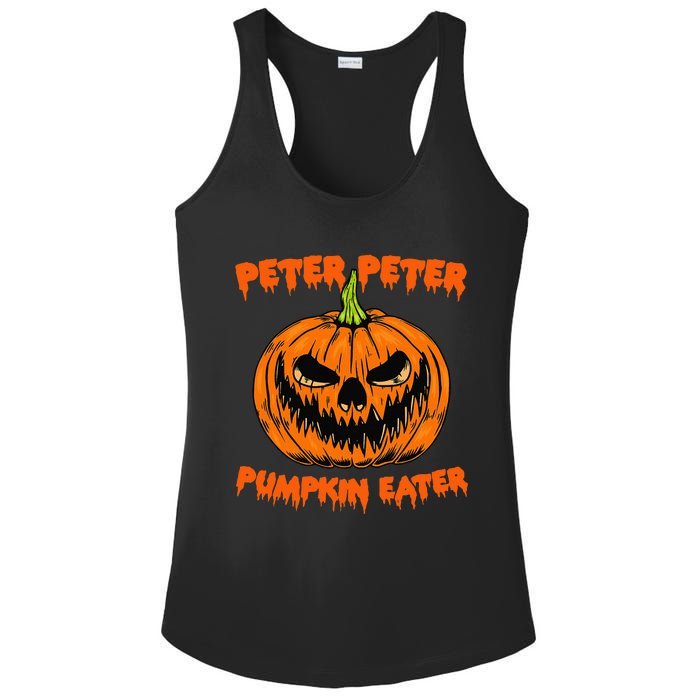 Halloween Matching Costume Couples Peter Pumpkin Eater Ladies PosiCharge Competitor Racerback Tank