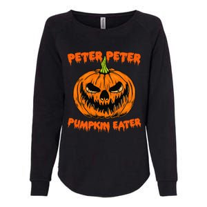 Halloween Matching Costume Couples Peter Pumpkin Eater Womens California Wash Sweatshirt