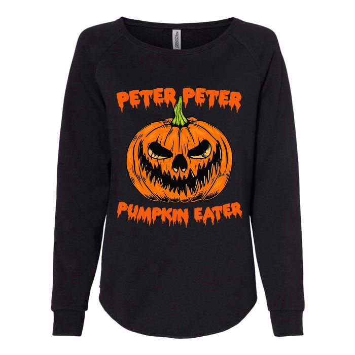 Halloween Matching Costume Couples Peter Pumpkin Eater Womens California Wash Sweatshirt