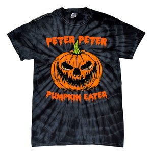 Halloween Matching Costume Couples Peter Pumpkin Eater Tie-Dye T-Shirt