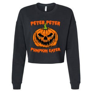 Halloween Matching Costume Couples Peter Pumpkin Eater Cropped Pullover Crew