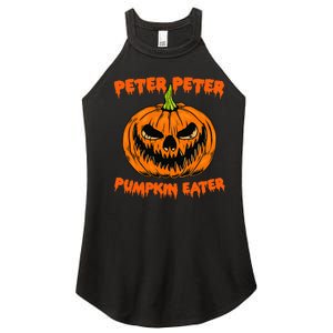 Halloween Matching Costume Couples Peter Pumpkin Eater Women's Perfect Tri Rocker Tank