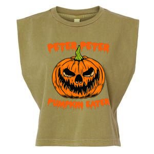 Halloween Matching Costume Couples Peter Pumpkin Eater Garment-Dyed Women's Muscle Tee