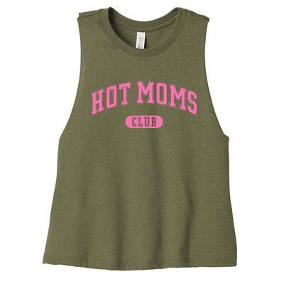 Hot Moms Club Women's Racerback Cropped Tank