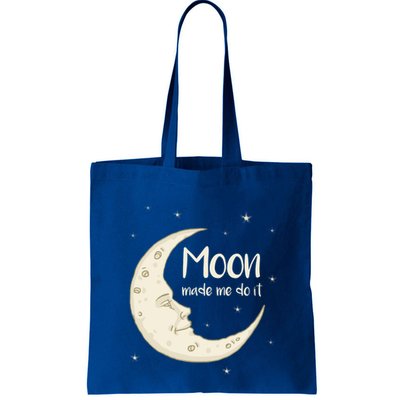 Half Moon Crescent Moon Funny Astronomy Moon Made Me Do It Gift Bag