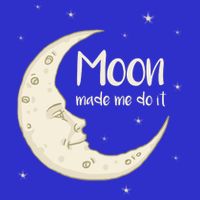 Half Moon Crescent Moon Funny Astronomy Moon Made Me Do It Gift Zip Tote Bag