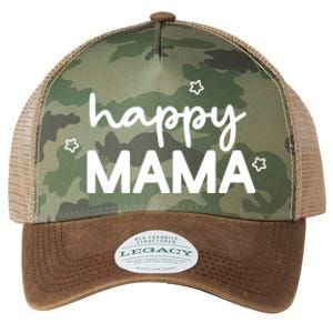 Happy Mama Cute Mom Gift Legacy Tie Dye Trucker Hat