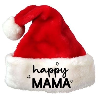 Happy Mama Cute Mom Gift Premium Christmas Santa Hat