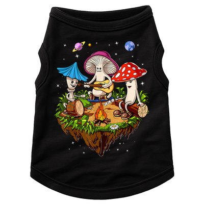 Hippie Mushrooms Camping Psychedelic Forest Fungi Festival Doggie Tank