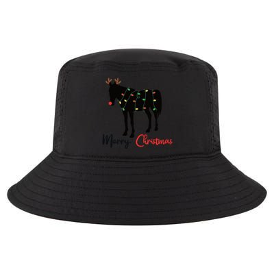 Horse Merry Christmas Winter Horses Christmas Gift Cool Comfort Performance Bucket Hat