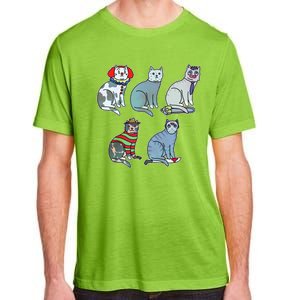 Horror Movie Cats Adult ChromaSoft Performance T-Shirt