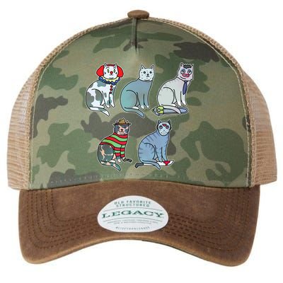 Horror Movie Cats Legacy Tie Dye Trucker Hat
