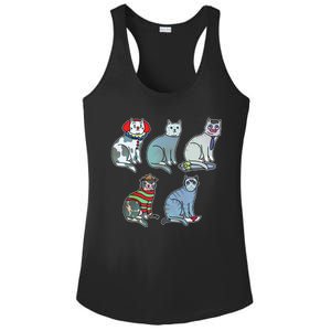 Horror Movie Cats Ladies PosiCharge Competitor Racerback Tank