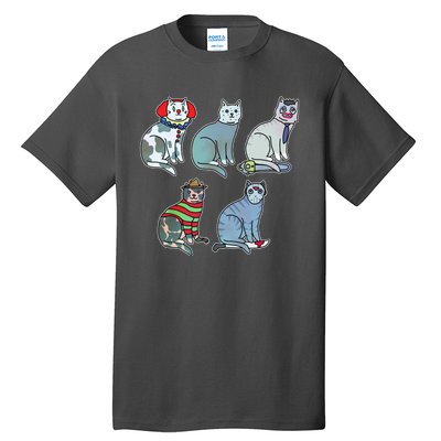 Horror Movie Cats Tall T-Shirt