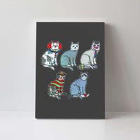 Horror Movie Cats Canvas