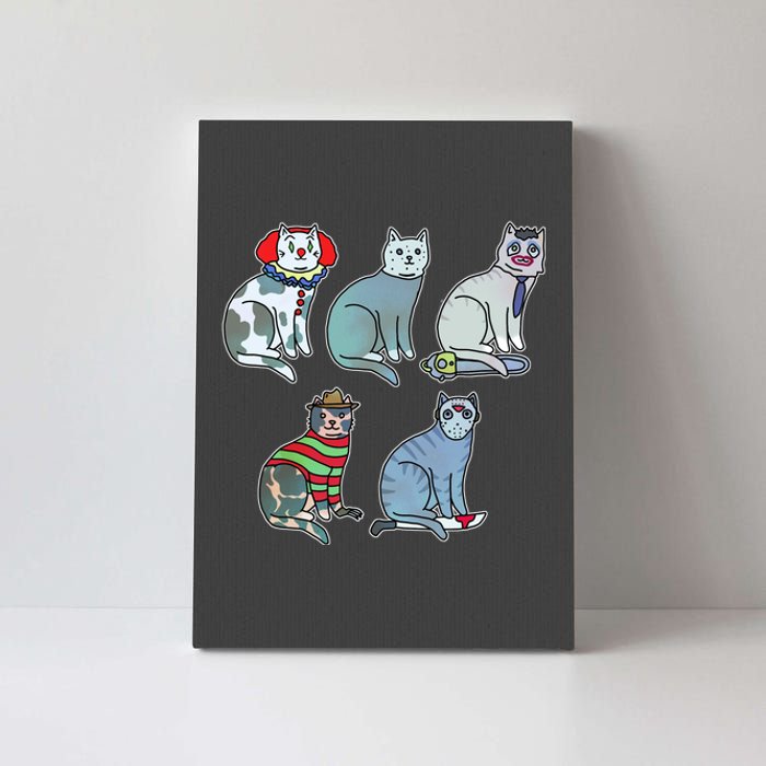 Horror Movie Cats Canvas