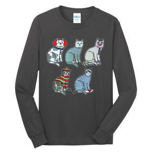 Horror Movie Cats Tall Long Sleeve T-Shirt