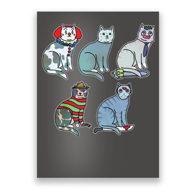 Horror Movie Cats Poster