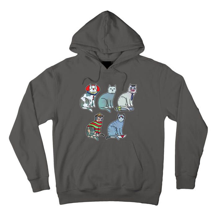 Horror Movie Cats Tall Hoodie