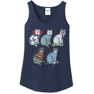 Horror Movie Cats Ladies Essential Tank