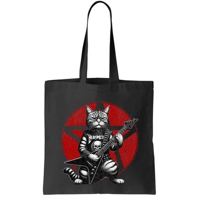 Heavy Metal Cats And Death Metal Music Metalhead Rock Guitar Bag