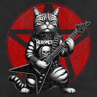 Heavy Metal Cats And Death Metal Music Metalhead Rock Guitar Tumbler