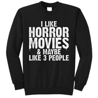 Horror Movie Design For Women Horror Movie Lover Sweatshirt