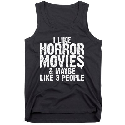 Horror Movie Design For Women Horror Movie Lover Tank Top