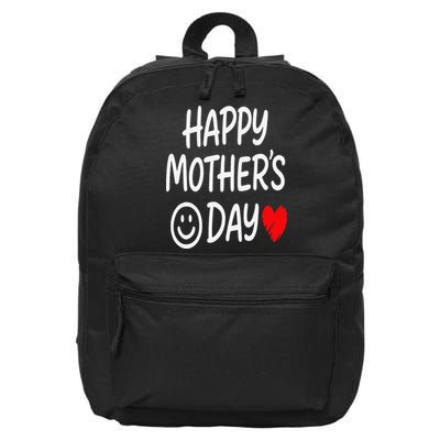 Happy Mothers Day For Baby Saying For Mom 16 in Basic Backpack