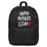 Happy Mothers Day For Baby Saying For Mom 16 in Basic Backpack