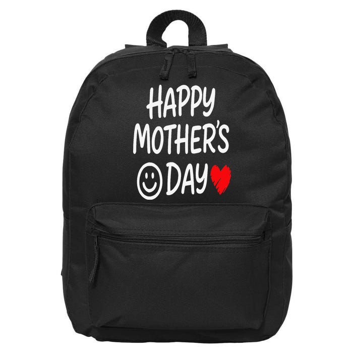 Happy Mothers Day For Baby Saying For Mom 16 in Basic Backpack
