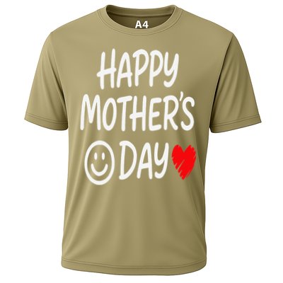 Happy Mothers Day For Baby Saying For Mom Cooling Performance Crew T-Shirt