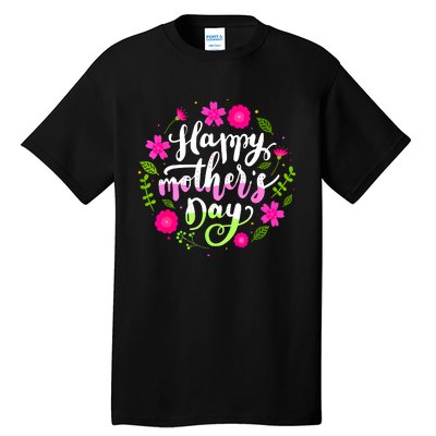 Happy Mother's Day Groovy Mothers Day Butterfly Mom Tall T-Shirt