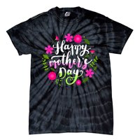 Happy Mother's Day Groovy Mothers Day Butterfly Mom Tie-Dye T-Shirt