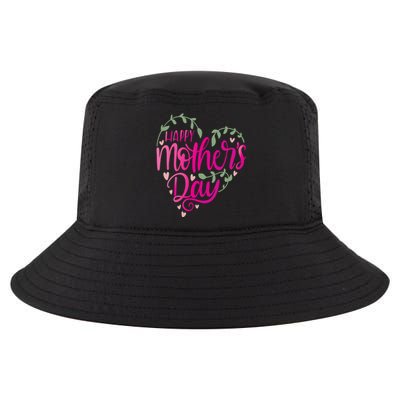 Happy Mother's Day Heart Flower Cool Comfort Performance Bucket Hat