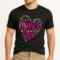Happy Mother's Day Heart Flower Cooling Performance Crew T-Shirt