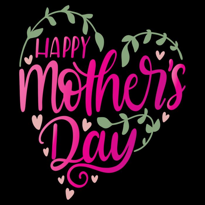 Happy Mother's Day Heart Flower Cooling Performance Crew T-Shirt