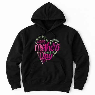 Happy Mother's Day Heart Flower Hoodie