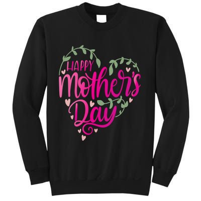 Happy Mother's Day Heart Flower Sweatshirt