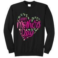 Happy Mother's Day Heart Flower Sweatshirt