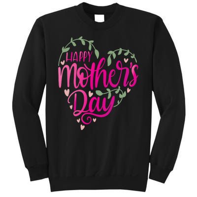 Happy Mother's Day Heart Flower Sweatshirt