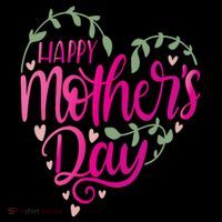 Happy Mother's Day Heart Flower Tall T-Shirt